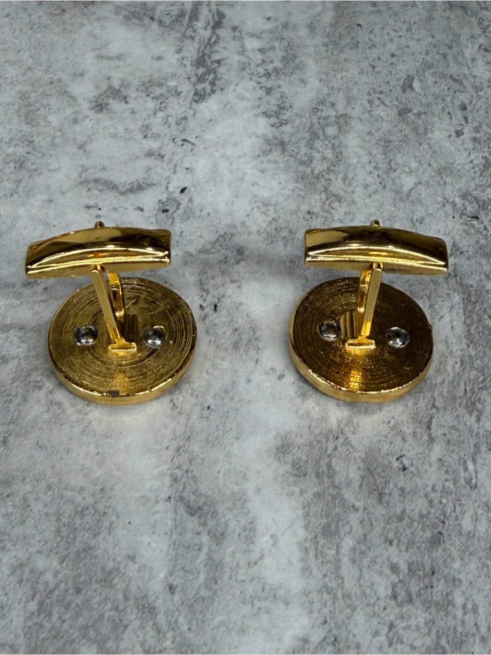 Vintage Wells Fargo Stagecoach Cuff Links Gold Plated Men’s